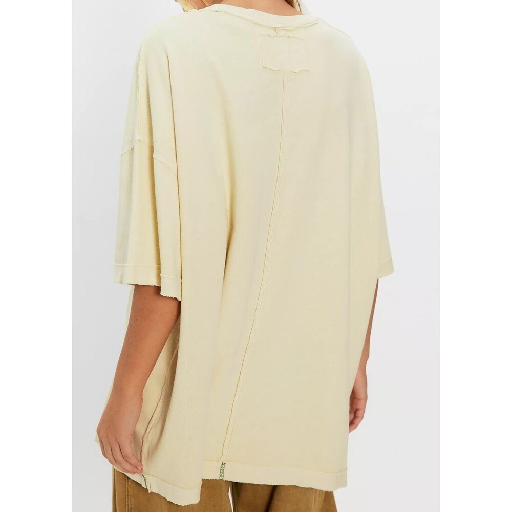 Free People We The Free Farm Friends Tee Tunic Top Oversized Cotton M 290911 - Picture 3 of 10
